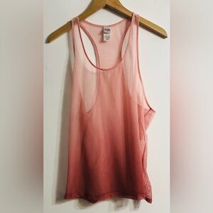 Victoria Secret sport women’s mesh tank top  pink plum. L